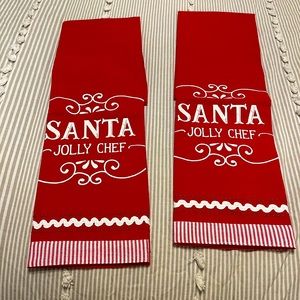 NWOT Set of 2 Christmas Tea Towels